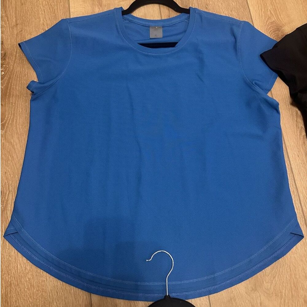 Women's Calia Renew Tee Activewear Short Sleeve Blue XL EUC!
